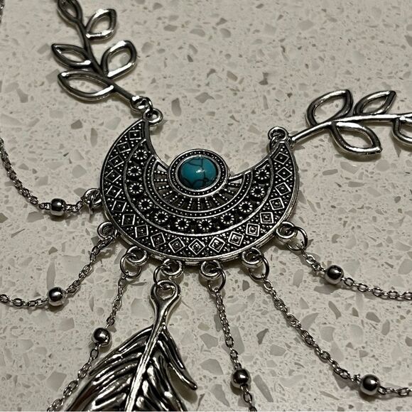 Bohemia Metal Chain Arm Cuff Bracelet - Picture 6 of 9